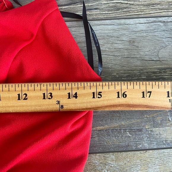 Nordstrom Speechless Formal Evening Dress Size 7 Color Red Sexy Jewel Stretch - Picture 8 of 16